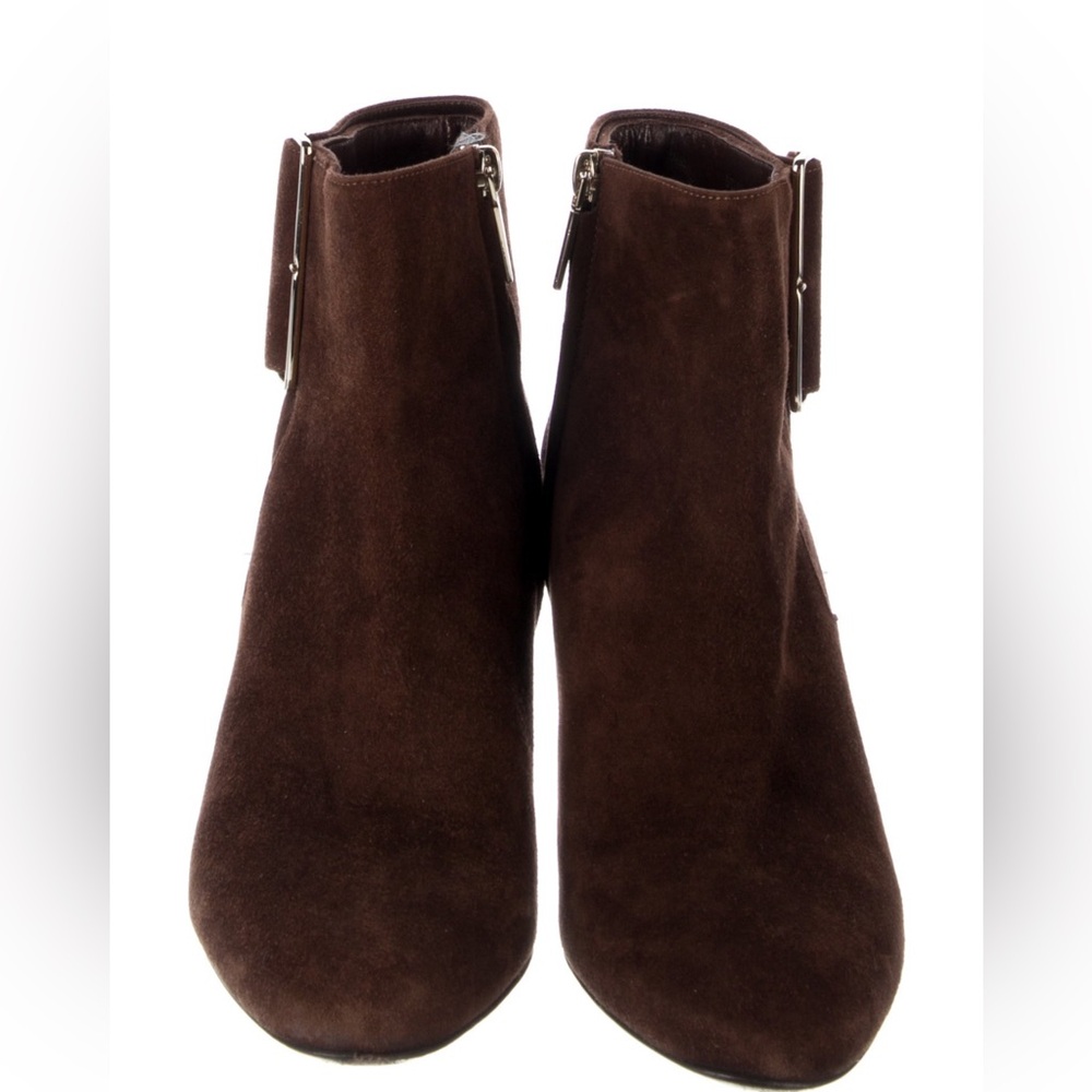 Christian Dior suede heeled boots - Picture 3 of 5